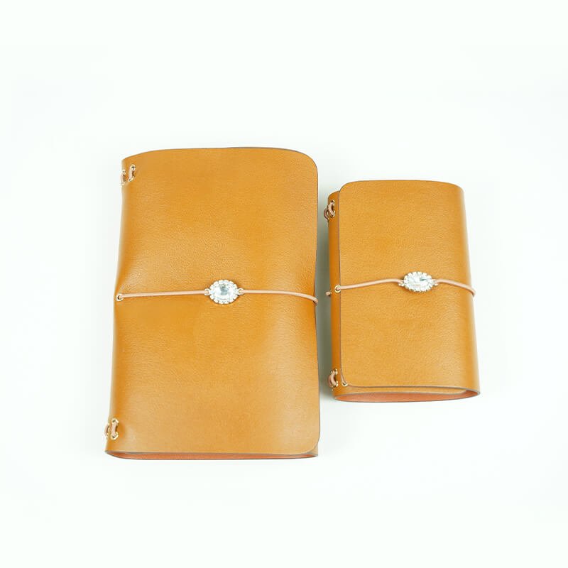 Top Grain Leather Journal Cover DIY Kit A5 and A6 – Babylon Leather - Babylon LeatherBabylon LeatherSY144-Brown-A5