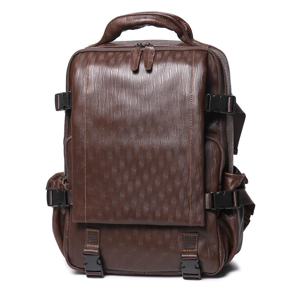 Top Grain Leather Laptop Backpack for Men – Babylon Leather - Babylon LeatherBabylon LeatherLJ086 - Coffee