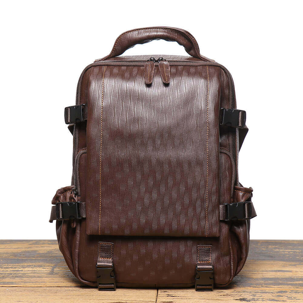 Top Grain Leather Laptop Backpack for Men – Babylon Leather - Babylon LeatherBabylon LeatherLJ086-Coffee