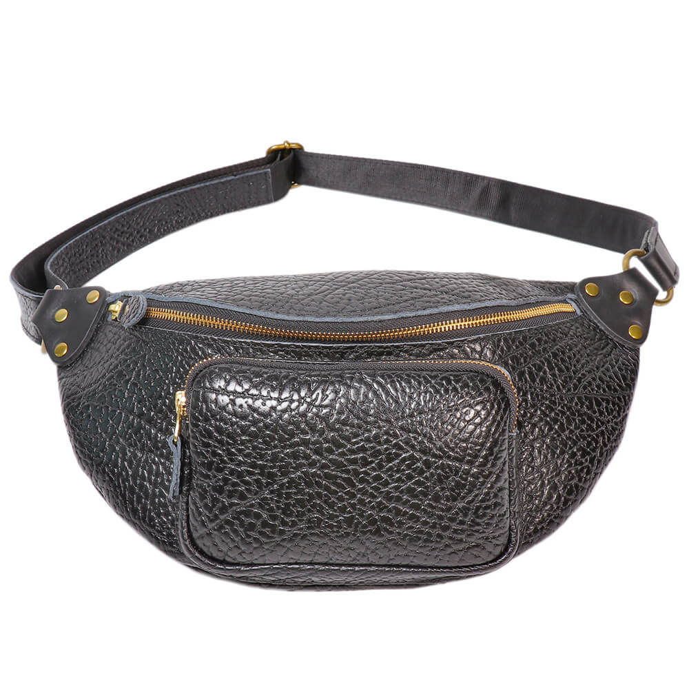 Top Grain Leather Men’s Crossbody Sling Bag – Babylon Leather - Babylon LeatherBabylon LeatherLJ102-Black
