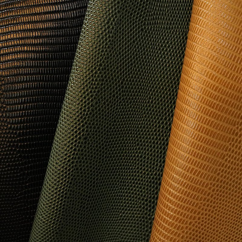 Top Grain Lizard Embossed Leather – Babylon Leather - Babylon LeatherBabylon LeatherLT023-Black-1.2-1.4mm-5 sq. ft.