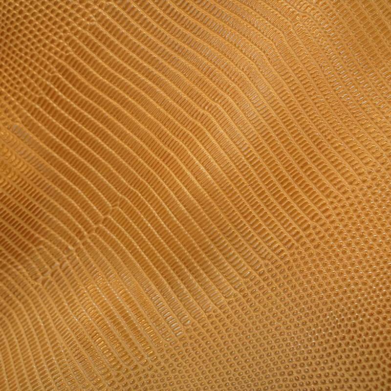 Top Grain Lizard Embossed Leather – Babylon Leather - Babylon LeatherBabylon LeatherLT023-Gold Brown-1.2-1.4mm-5 sq. ft.
