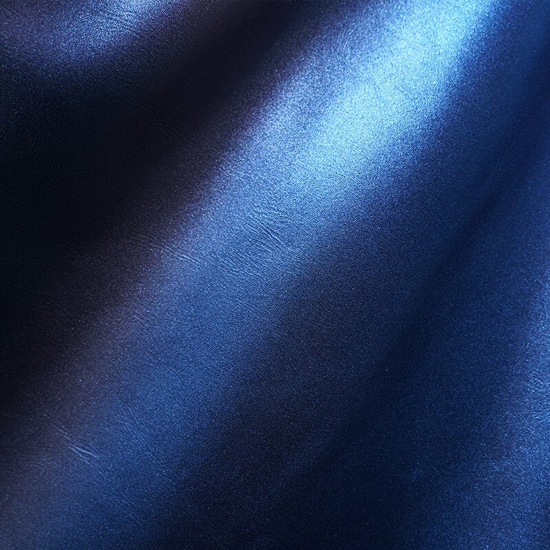 Top Grain Metallic Coated Nappa Leather – Babylon Leather - Babylon LeatherBabylon LeatherLT038-Dark Blue-1.2-1.4mm-5 sq. ft.