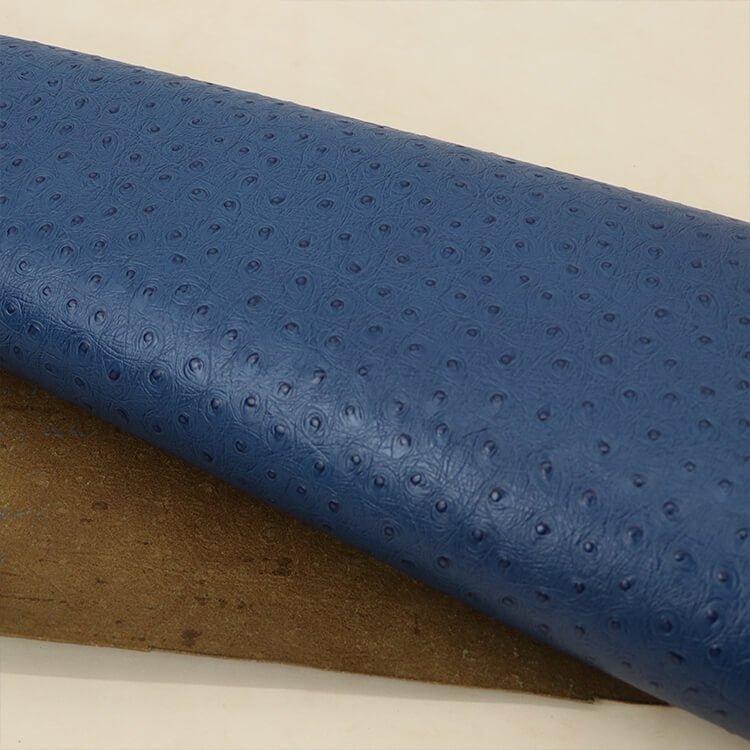 Top Grain Ostrich Embossed Leather – Babylon Leather - Babylon LeatherBabylon LeatherLT021-Blue-1.0-1.2mm-5 sq. ft.