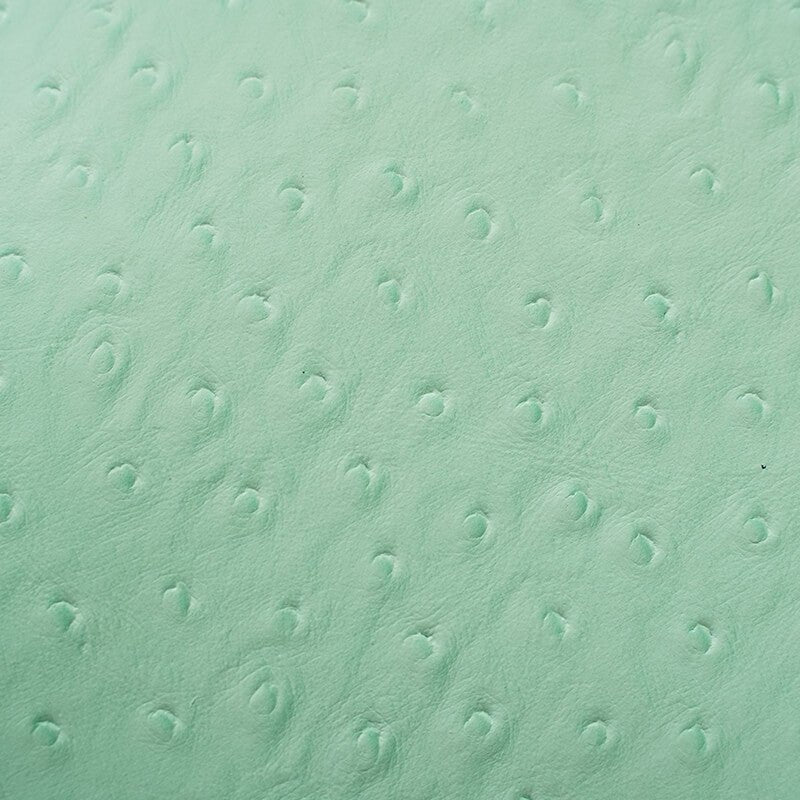 Top Grain Ostrich Embossed Leather – Babylon Leather - Babylon LeatherBabylon LeatherLT021-Light Green-1.0-1.2mm-5 sq. ft.