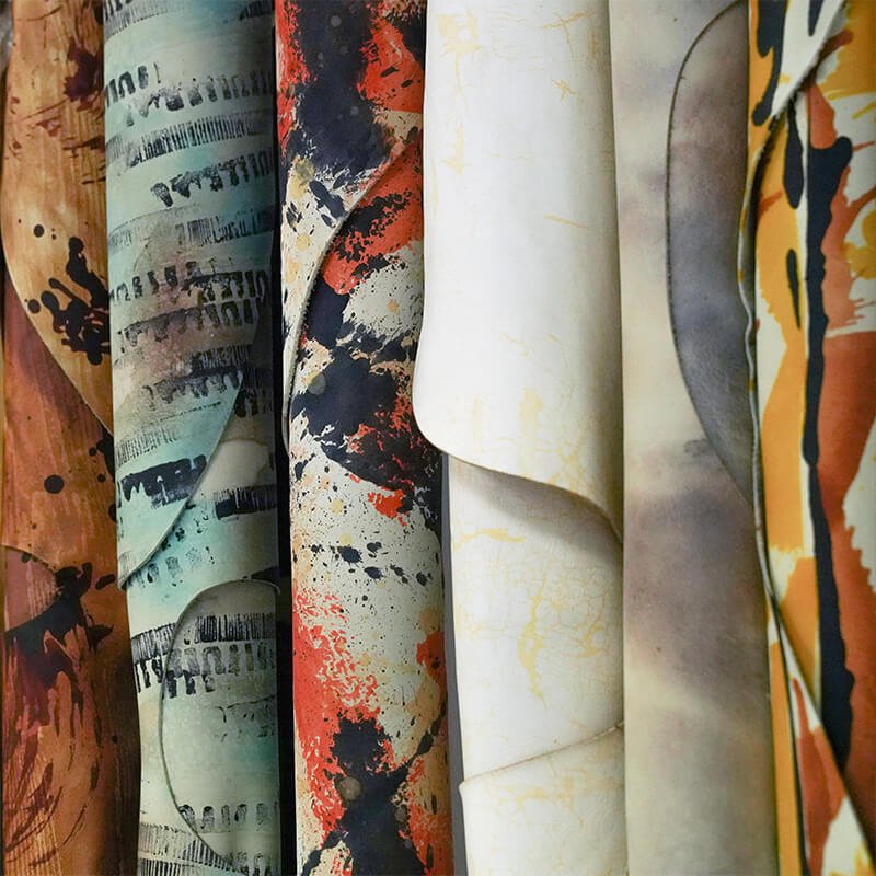 Top Grain Printed Leather – Babylon Leather - Babylon LeatherBabylon LeatherLT024-Random Color-1.1-1.3mm-5 sq. ft.