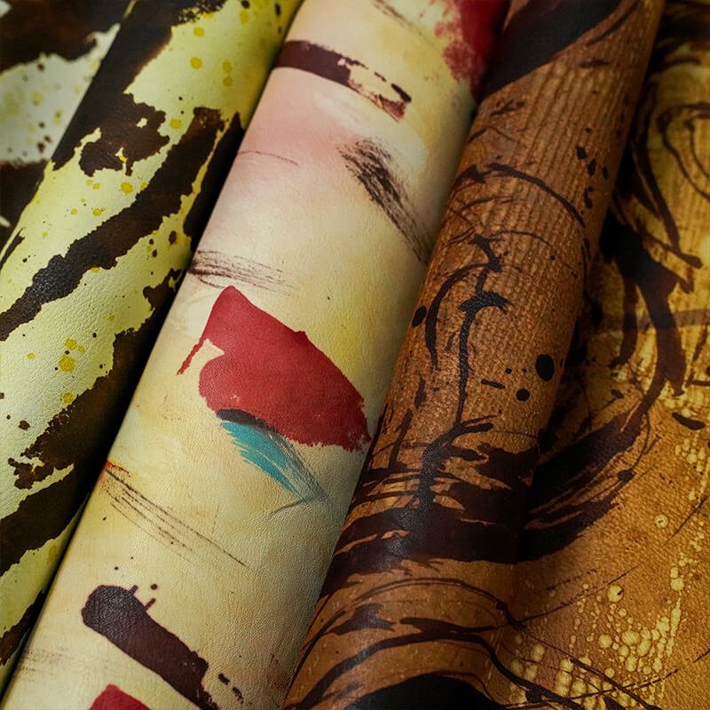 Top Grain Printed Leather – Babylon Leather - Babylon LeatherBabylon LeatherLT024-Random Color-1.1-1.3mm-5 sq. ft.