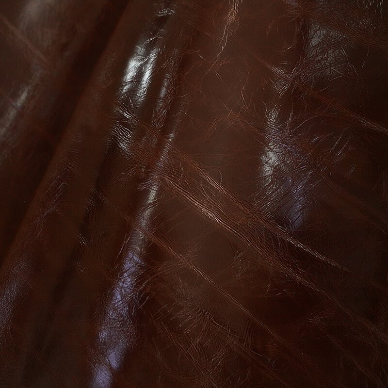 Top Grain Tumbled Waxed Leather – Babylon Leather - Babylon LeatherBabylon LeatherLT005-Dark Brown-1.1-1.3mm-5 sq. ft.