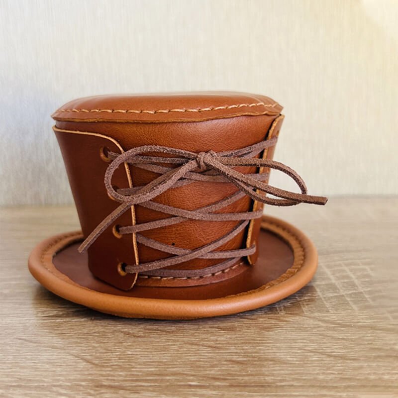 Top Hat - Shaped Ornament DIY Kit – Babylon Leather - Babylon LeatherBabylon LeatherSG27-Brown