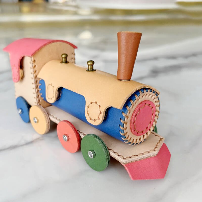 Train - Shaped Jewelry Storage Box DIY Kit – Babylon Leather - Babylon LeatherBabylon LeatherSG10-Blue