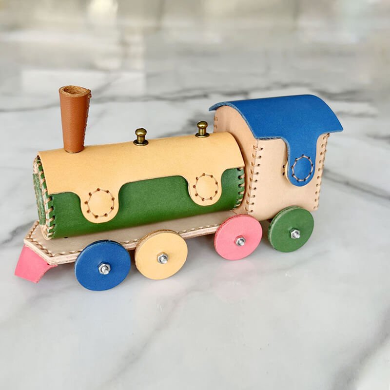 Train - Shaped Jewelry Storage Box DIY Kit – Babylon Leather - Babylon LeatherBabylon LeatherSG10-Blue