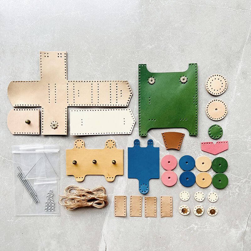Train - Shaped Jewelry Storage Box DIY Kit – Babylon Leather - Babylon LeatherBabylon LeatherSG10-Green