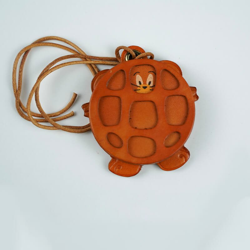 Turtle Mouse Shape Leather Charm – Babylon Leather - Babylon LeatherBabylon LeatherLL78-Brown