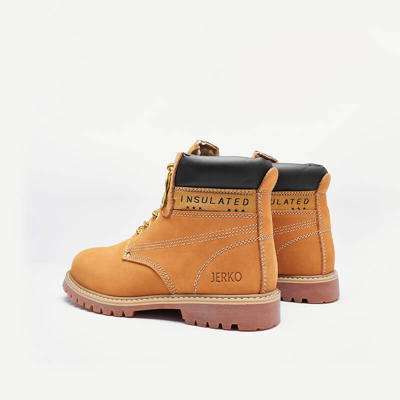 Unisex Classic Top Grain Leather Work Boots – Babylon Leather - Babylon LeatherBabylon LeatherSH01-Yellow Brown-US 5 | EU 37.5