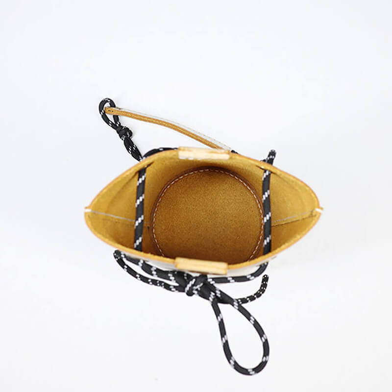 Vintage Crossbody Bucket Bag Fog Wax Leather DIY Kit – Babylon Leather - Babylon LeatherBabylon LeatherCY03-Brown