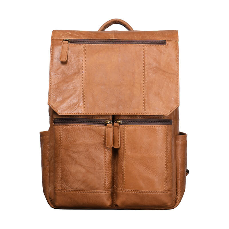 Vintage Leather Laptop Backpack – Babylon Leather - Babylon LeatherBabylon LeatherLJ061 - Black