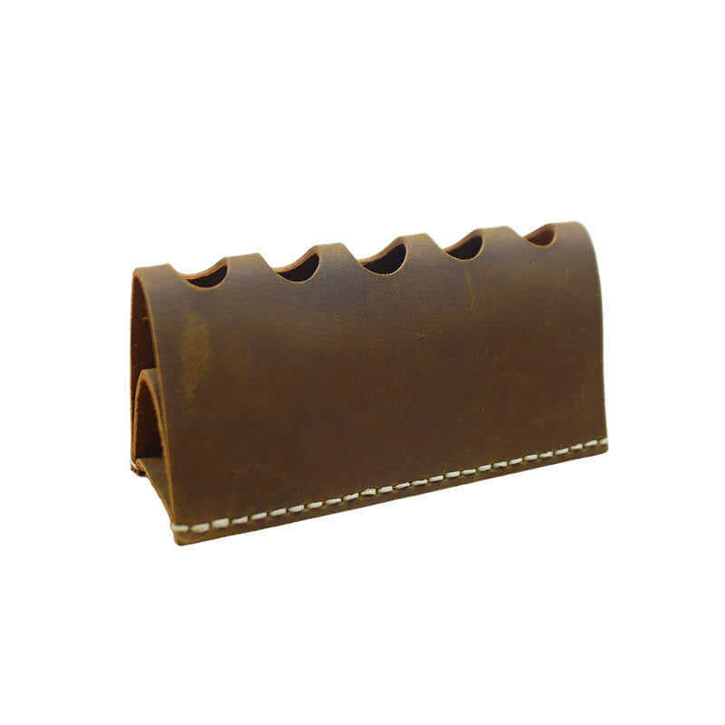 Vintage Pen Holder Crazy Horse Leather DIY Kit – Babylon Leather - Babylon LeatherBabylon LeatherCY17-Brown