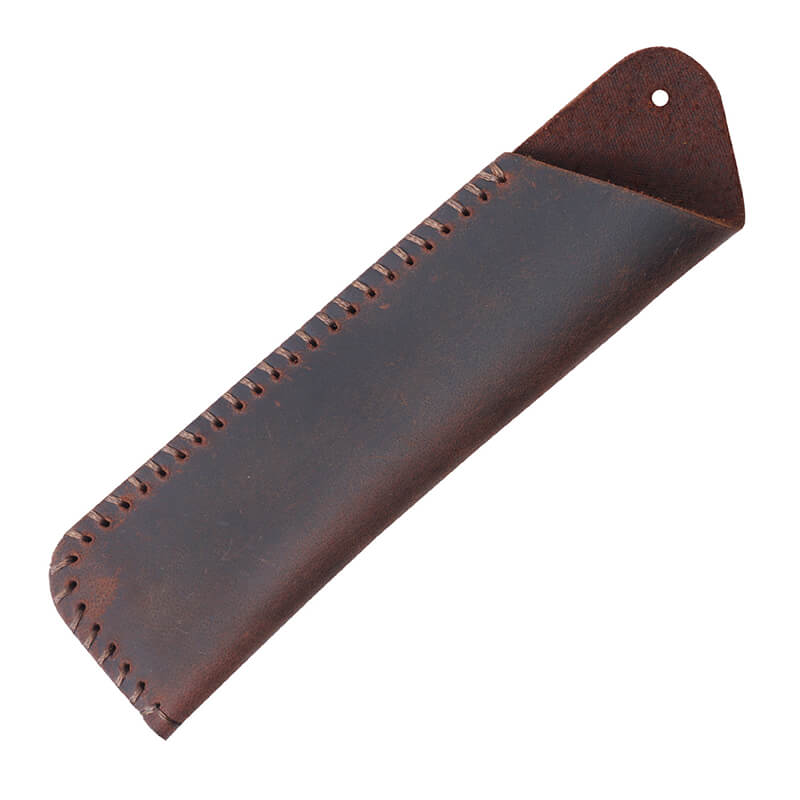 Vintage Single Pen Sleeve – Babylon Leather - Babylon LeatherBabylon LeatherAN22-Coffee-Solid Color-2 pcs