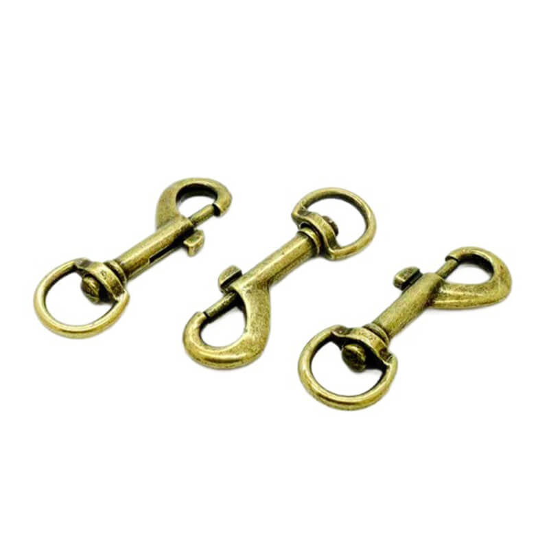 Vintage Swivel Lobster Clasp - Babylon Leather - Babylon LeatherBabylon LeatherJY11-Antique Brass-16mm
