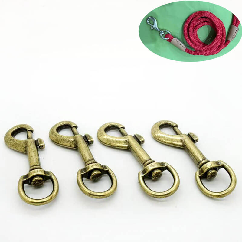 Vintage Swivel Lobster Clasp - Babylon Leather - Babylon LeatherBabylon LeatherJY11-Antique Brass-16mm
