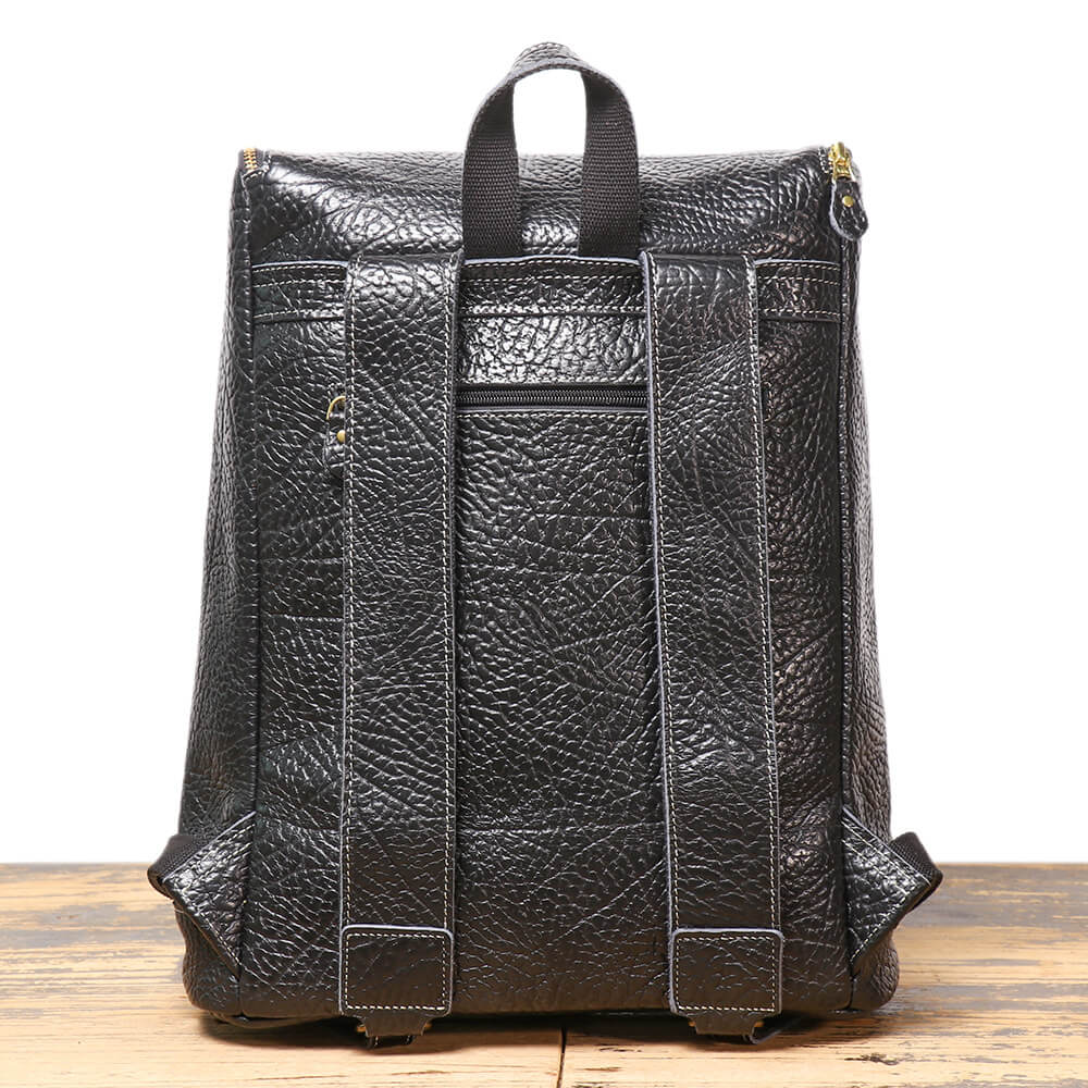 Vintage Top Grain Leather Men’s Backpack – Babylon Leather - Babylon LeatherBabylon LeatherLJ098-Black