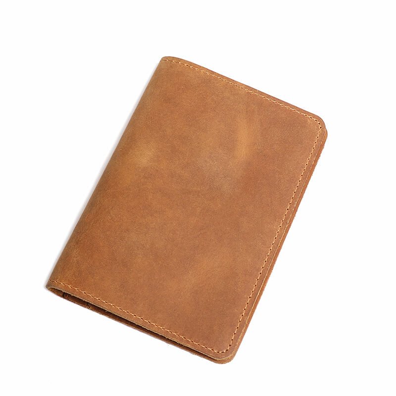 Vintage Travel Top - Grain Leather ID Case & Passport Holder – Babylon Leather - Babylon LeatherBabylon LeatherLJ132-Brown