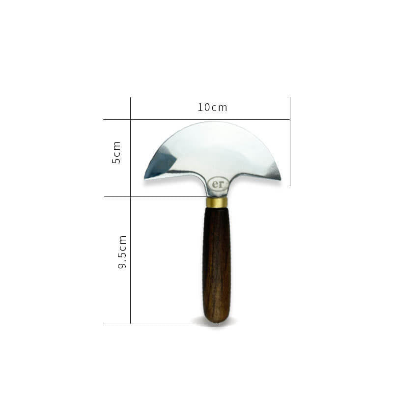 Walnut Wood Leather Cutting Knife Stainless Steel – Babylon Leather - Babylon LeatherBabylon LeatherXH30-Half-Moon Leather Knife
