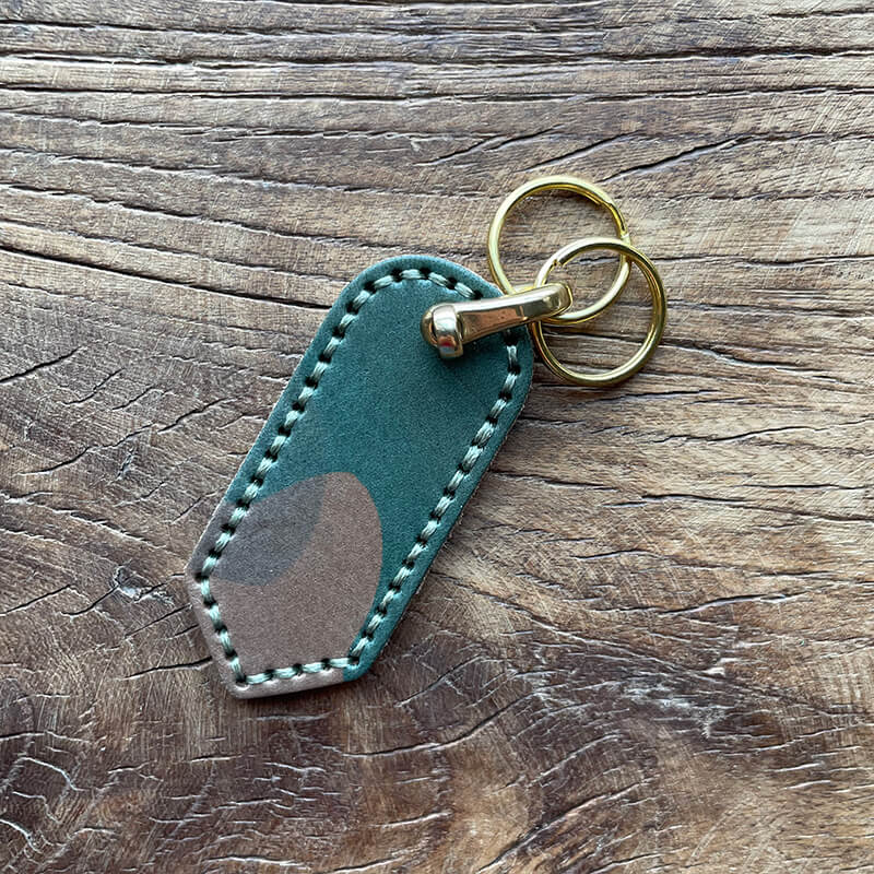 Waxed Leather DIY Keychain Craft Kit – Babylon Leather - Babylon LeatherBabylon LeatherLZ70-Camo Green-Veg Tanned Leather