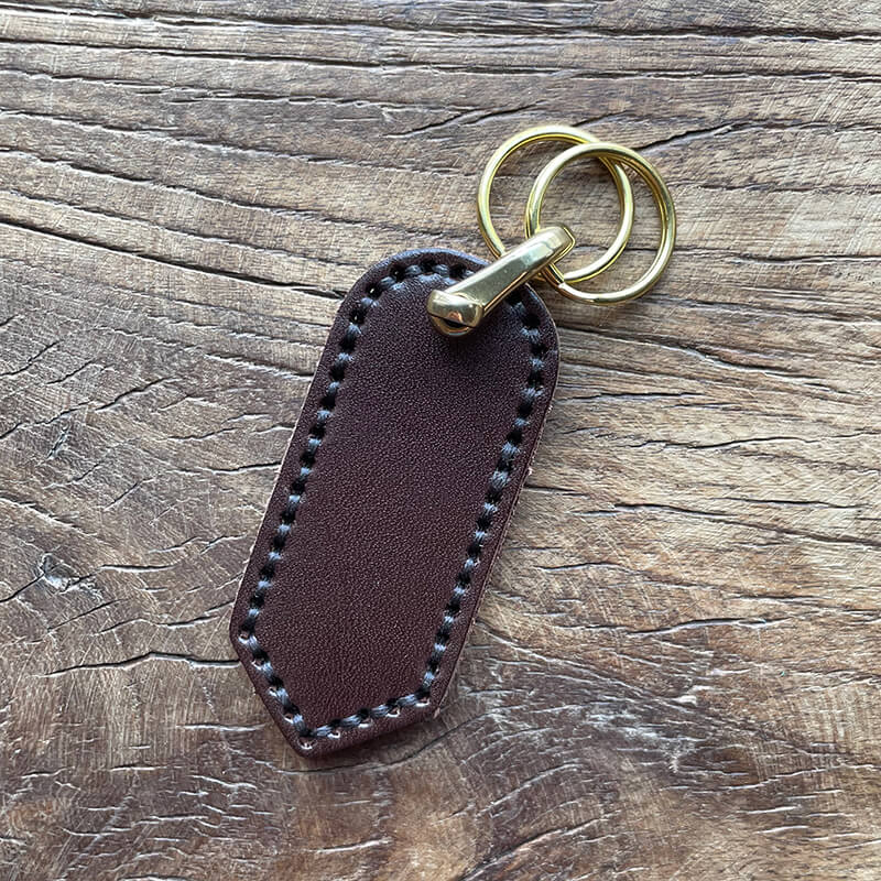 Waxed Leather DIY Keychain Craft Kit – Babylon Leather - Babylon LeatherBabylon LeatherLZ70-Coffee-Veg Tanned Leather