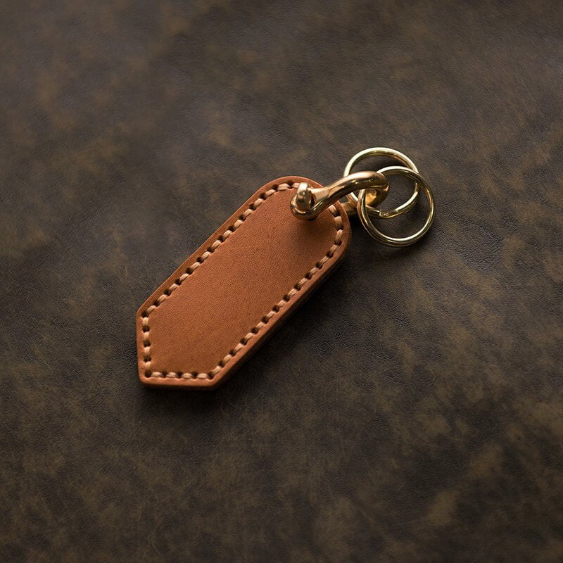 Waxed Leather DIY Keychain Craft Kit – Babylon Leather - Babylon LeatherBabylon LeatherLZ70-Yellow-Veg Tanned Leather