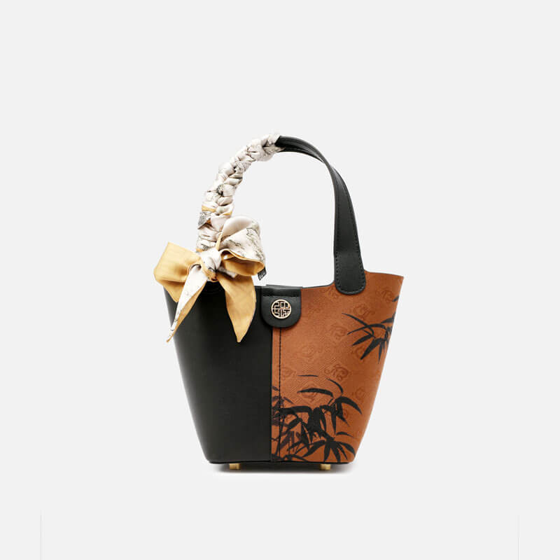 Whispering Strength Leather and Silk Picotin Bag – Babylon Leather - Babylon LeatherBabylon LeatherTX054-Black