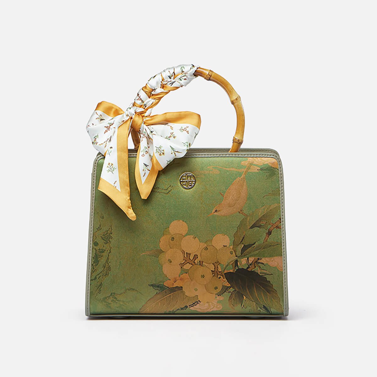 Whispers of Leisure Leather and Silk Handbag – Babylon Leather - Babylon LeatherBabylon LeatherTX023-Green