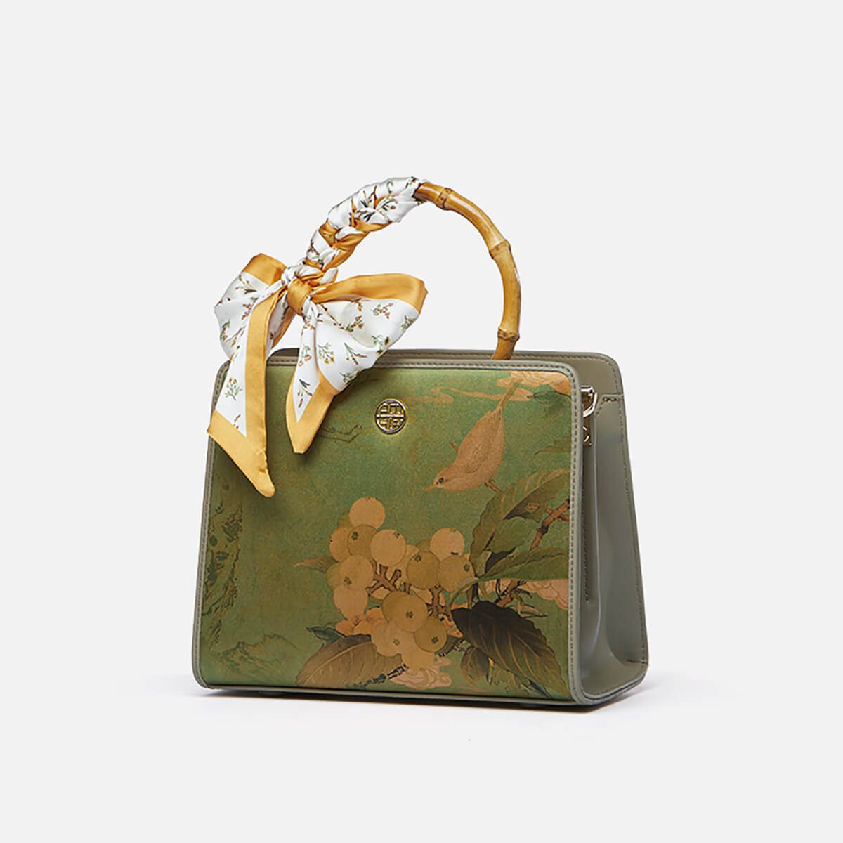 Whispers of Leisure Leather and Silk Handbag – Babylon Leather - Babylon LeatherBabylon LeatherTX023-Green