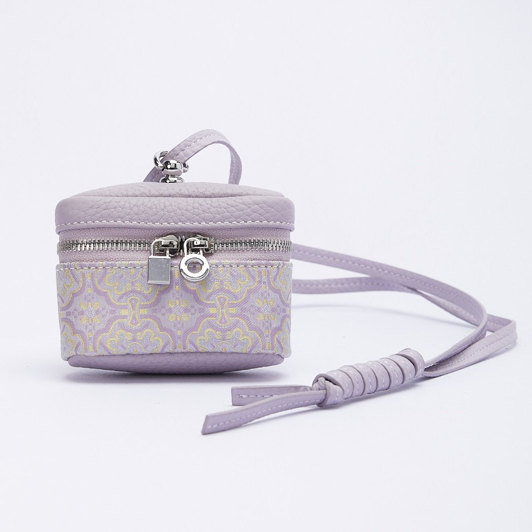 Within Reach Leather and Silk Coin Pouch Clutch – Babylon Leather - Babylon LeatherBabylon LeatherTX233-Purple