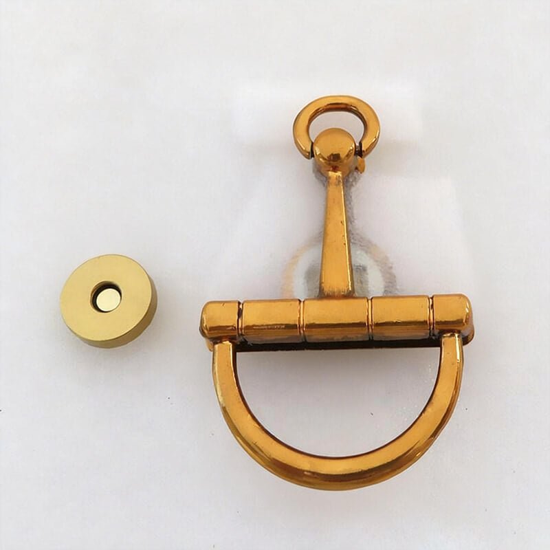 Women’s Bag Magnetic Closure Clasp Magnetically Operated Lock - Babylon LeatherBabylon LeatherMOL-028-Gilded-F-Flat Magnetic Snap