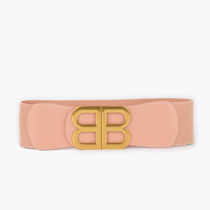 Women's Elastic Split Leather Corset Belt – Babylon Leather - Babylon LeatherBabylon LeatherDJ14-Blush Pink
