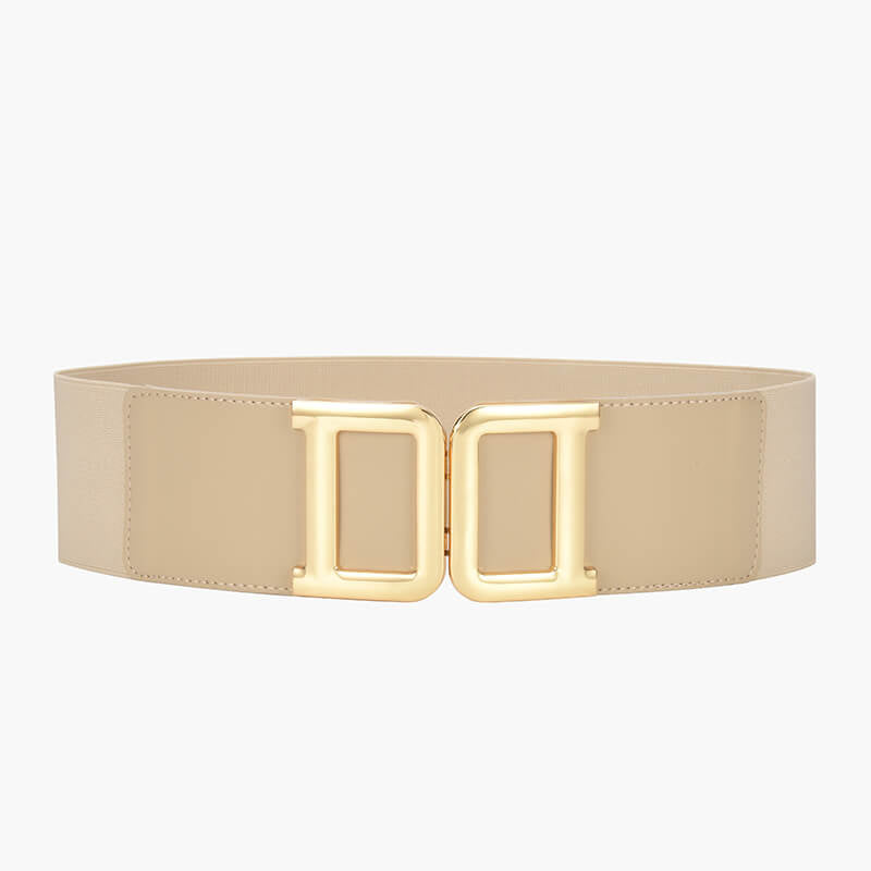 Women's Gold Double - Clasp Wide Leather Corset Belt – Babylon Leather - Babylon LeatherBabylon LeatherDJ17-Light Khaki