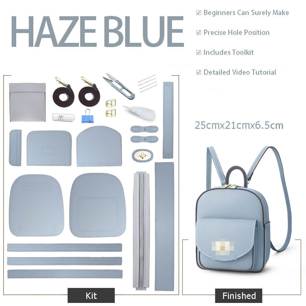 Women's Leather Backpack DIY Kit – Babylon Leather