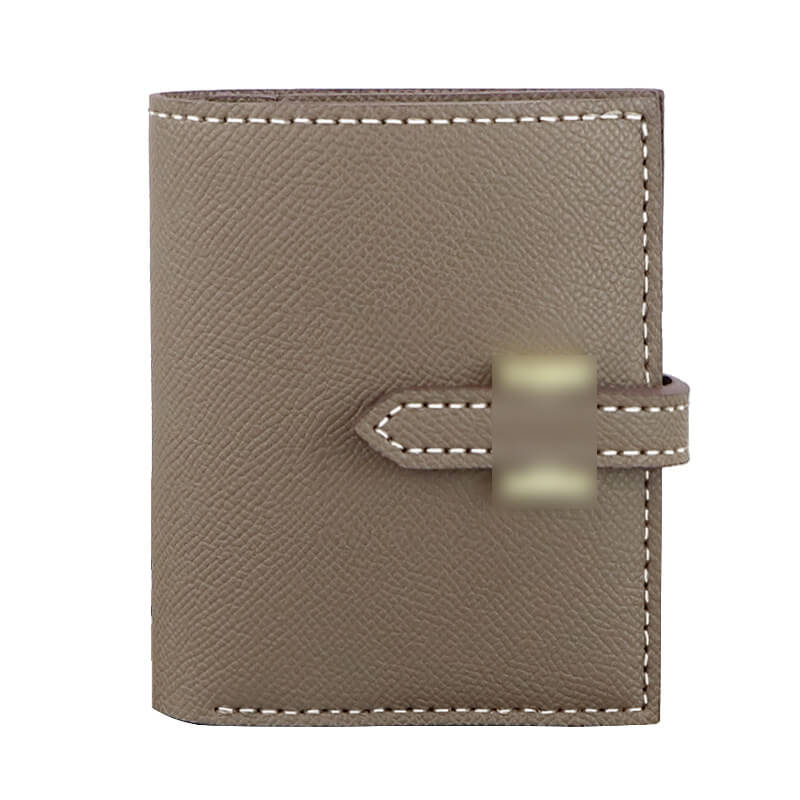 Women’s Leather Short Wallet DIY Kit – Babylon Leather - Babylon LeatherBabylon LeatherSY130-Brown-White