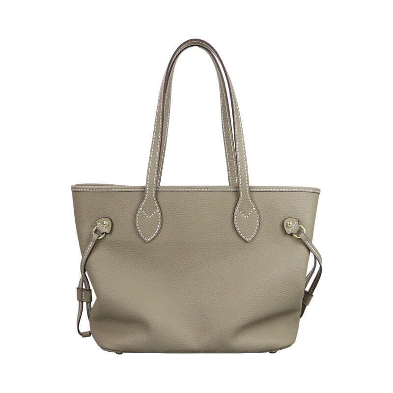 Women’s Leather Tote Bag DIY Kit – Babylon Leather - Babylon LeatherBabylon LeatherSY60 - Khaki - White