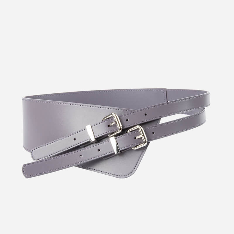 Women's Tapered Split Leather Waist Cincher Belt – Babylon Leather - Babylon LeatherBabylon LeatherDJ12-Light Purple