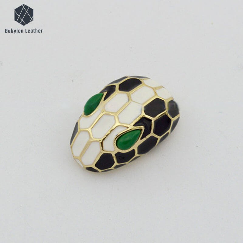 Zinc Alloy Snake Head Decorative Bag Label（1 PACK） - Babylon LeatherBabylon LeatherBL - 014