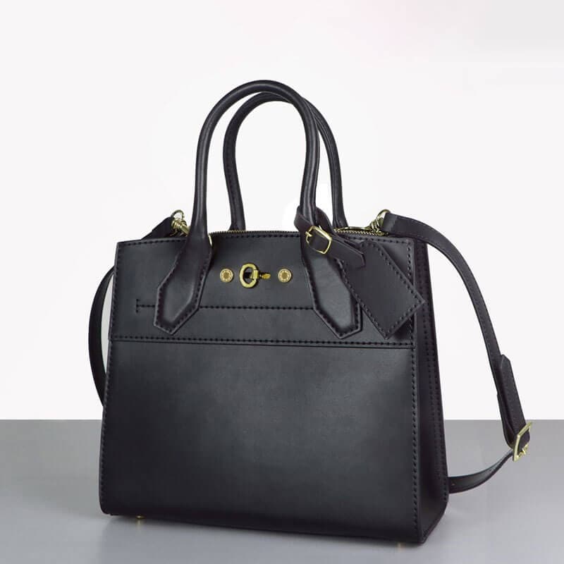Black Tote Bag Multi Compartment DIY Kit – Babylon Leather