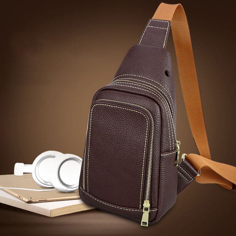 Multifunctional Pattern Small Crossbody Bag For Men Shoulder Bag