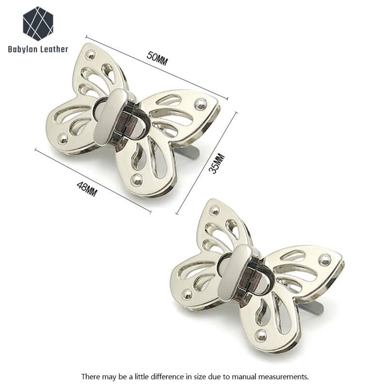Butterfly Turn Lock Fashion Handbag Twist Lock - Babylon LeatherBabylon LeatherTL-031