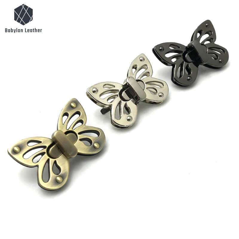 Butterfly Turn Lock Fashion Handbag Twist Lock - Babylon LeatherBabylon LeatherTL-031