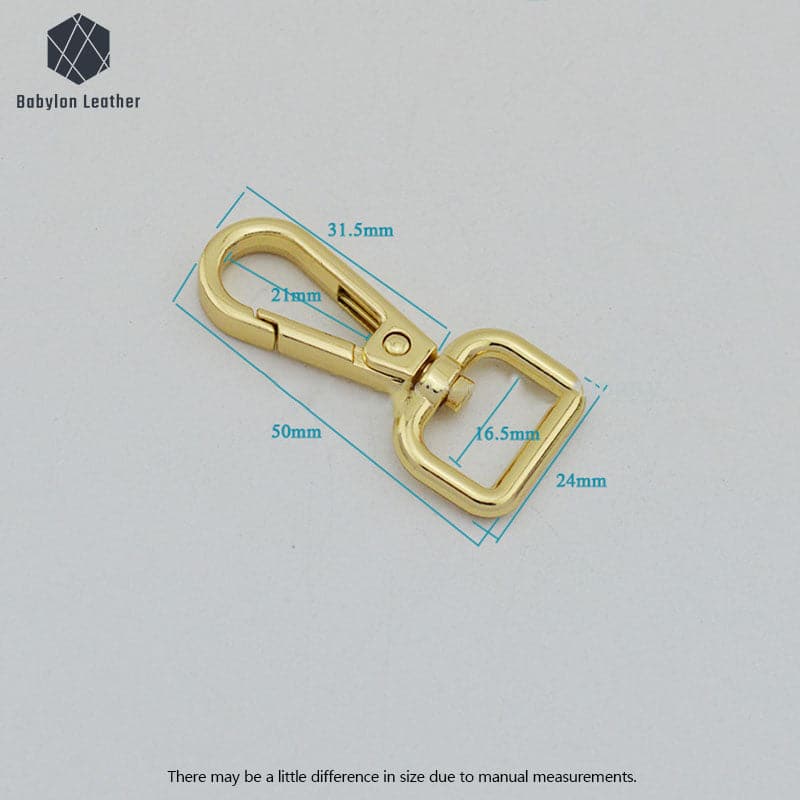 Dog Hook Key Chain Lobster Snap Hook 16.5mm/0.6"（2 PACK） - Babylon LeatherBabylon LeatherLSH-033