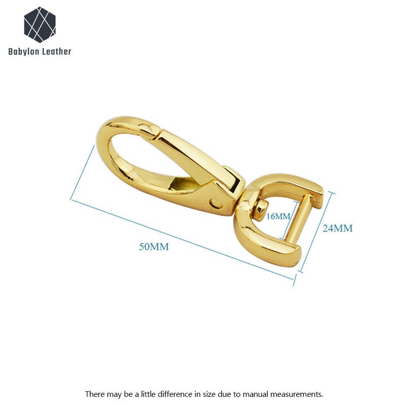 Dog Hook Swivel Lobster Snap Hook 16mm/0.6"（2 PACK） - Babylon LeatherBabylon LeatherLSH-014