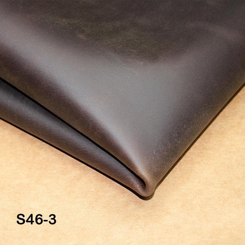 Genuine Leather Crazy Horse Cowhide Leather Wax Oiled Finishing Full Grain Tooling Leather 2mm ™ - Babylon Leatherleatherjiaoxu