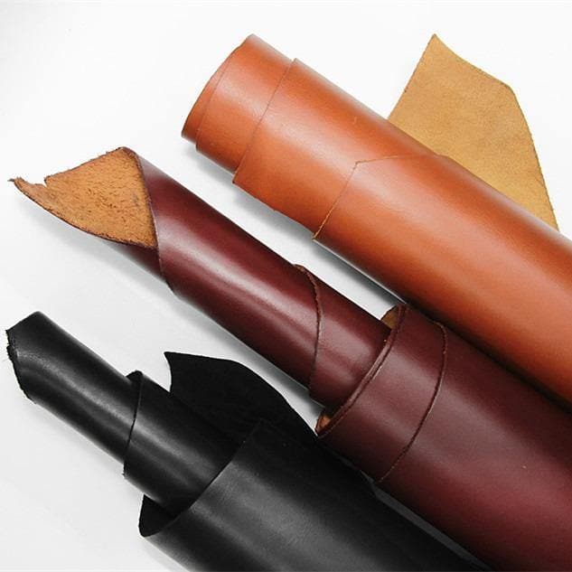 Genuine Leather Oil Waxed Tooling Cowhide Leather Oil Tanned Top Grade Oiled First Layer Cowhide ™ - Babylon Leatherleatherjiaoxu